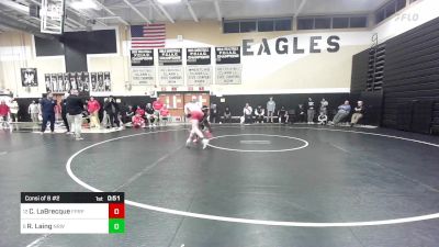 126 lbs Consi Of 8 #2 - Colten LaBrecque, Fairfield Prep vs Ryan Laing, Norwalk