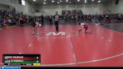 130 lbs Quarterfinal - Lachlan Robideau, MN Elite vs Johnny Molenaar, PEAK