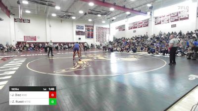 190 lbs Final - Jaycee Diaz, Windham vs Zachary Ruest, Waterford