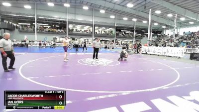 6-157 lbs Quarterfinal - Jacob Charlesworth, Lake Braddock vs Ian Ayers, Westfield