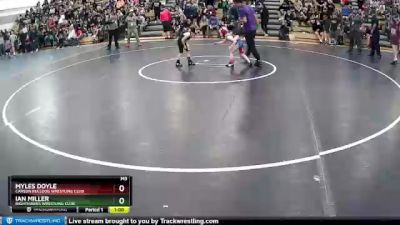 45 lbs Round 2 - Myles Doyle, Carson Bulldog Wrestling Club vs Ian Miller, Nighthawks Wrestling Club