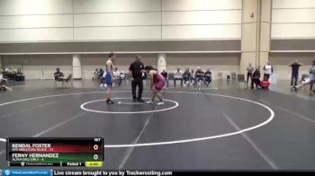 167 lbs Finals (2 Team) - Ferny Hernandez, Alpha Dog Girls vs Kendal Foster, RPA Wrestling Black
