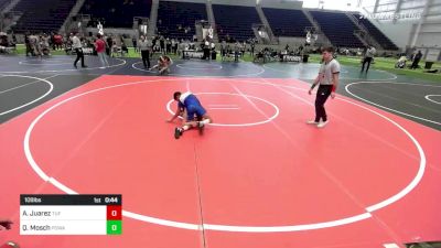 109 lbs Consi Of 4 - Anthony Juarez, Tuf California Wr Ac vs Quinn Mosch, Poway Elite