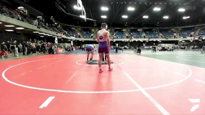 190 lbs Quarterfinal - Dane Olmstead, Freeburg vs Carter Hintz, Hampshire