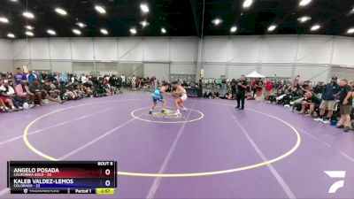 182 lbs Round 2 (8 Team) - Angelo Posada, California Gold vs Kaleb Valdez-Lemos, Colorado