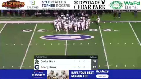 Replay: Cedar Park HS vs Georgetown HS - 2021 Cedar Park vs Georgetown | Sep 24 @ 7 PM