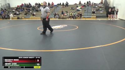 JV-4 lbs Round 5 - Bryce Kelly, Western Dubuque vs Joe Schmitz, Cedar Rapids Kennedy