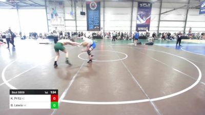 145 lbs Round Of 32 - Kenneth Pritz, NC vs Beau Lewis, VA