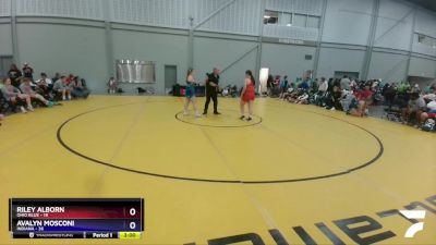 180 lbs Round 1 (8 Team) - Riley Alborn, Ohio Blue vs AvaLyn Mosconi, Indiana