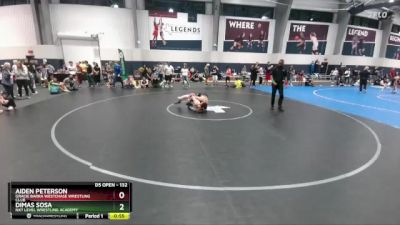 132 lbs Semifinal - Dimas Sosa, NXT Level Wrestling Academy vs Aiden Peterson, Gracie Barra Westchase Wrestling Club