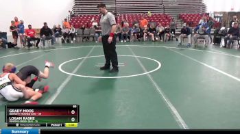 65 lbs Round 3 (8 Team) - Grady Moos, Burnett Trained (OH) vs Logan Raske, Minions Green (GA)
