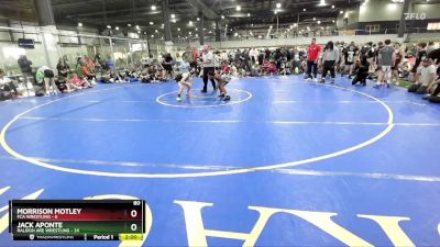 80 lbs Finals (2 Team) - Jack Aponte, RALEIGH ARE WRESTLING vs Morrison Motley, FCA WRESTLING