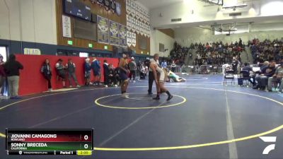 182 lbs Champ. Round 1 - Jiovanni Camagong, Rowland vs Sonny Breceda, California