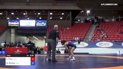 53 kg Quarters - Cody Pfau, TMWC vs Marissa Ritchie, Team JGold