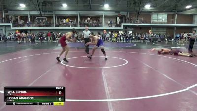 165 lbs Quarterfinal - Will Esmoil, Coe vs Logan Adamson, Loras