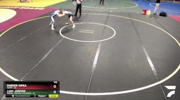 102 lbs Finals (8 Team) - Parker Kipka, Foley vs Liam Jarman, Dassel-Cokato-Litchfield