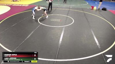 102 lbs Finals (8 Team) - Parker Kipka, Foley vs Liam Jarman, Dassel-Cokato-Litchfield