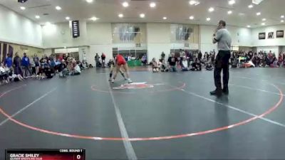 106 lbs Cons. Round 1 - Nevaeh McCue, Beast Mode Wrestling Club vs Gracie Smiley, Quaker Wrestling Club