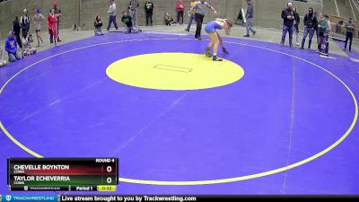 105 lbs Round 4 - Chevelle Boynton, COWA vs Taylor Echeverria, COWA