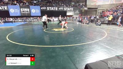 3A 132 lbs Semifinal - Josh Neiwert, Mead vs Keaton Mayernik, Stanwood