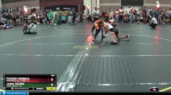 105 lbs Round 4 (6 Team) - Chris Moore, Steel Valley vs Tucker Verbeck, Panhandle All- Stars