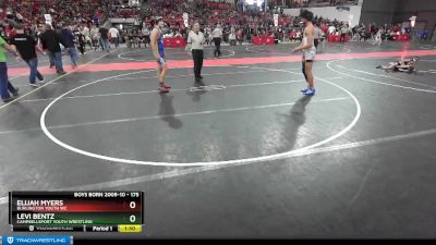 175 lbs Cons. Round 4 - Elijah Myers, Burlington Youth WC vs Levi Bentz, Campbellsport Youth Wrestling