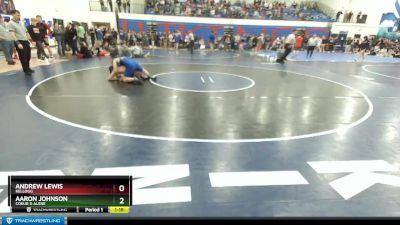 145 lbs Cons. Round 2 - Aaron Johnson, Coeur D Alene vs Andrew Lewis, Kellogg