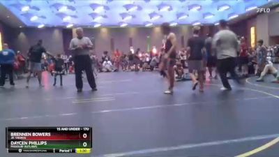 170 lbs Cons. Semi - Daycen Phillips, Missouri Outlaws vs Brennen Bowers, Jr. Vikings