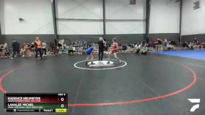 120 lbs Round 2 - Kadence Neumeyer, Askeo International Mat Club vs Lahalee Michel, Omak Wrecking Crew Wrestling