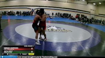 165 lbs Cons. Round 4 - Seth Holt, Hiram College vs Sergio Cespedes, East Stroudsburg