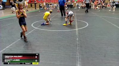 52 lbs Round 2 (4 Team) - Trenton Maloney, Armory vs Emmett Lauber, NMWA