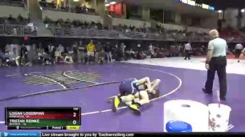 120 lbs Round 6 (8 Team) - Tristan Reinke, Beatrice vs Logan Logerman, Manhattan