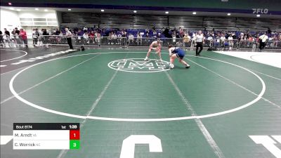 138 lbs Consi Of 64 #1 - Matthew Arndt, VA vs Cameron Worrick, NC