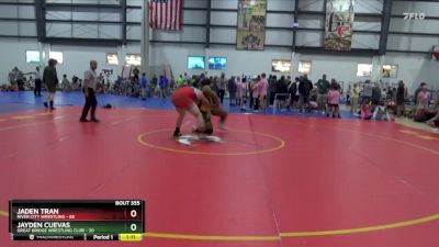 285 lbs Round 3 - Jaden Tran, River City Wrestling vs Jayden Cuevas, Great Bridge Wrestling Club