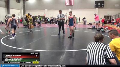 140 lbs Semifinal - Landon Burgess, Stronghold vs Nolan Nunnelley, Ironclad Wrestling Club