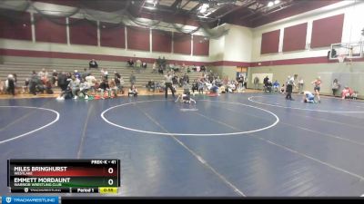 41 lbs Quarterfinal - Miles Bringhurst, Westlake vs Emmett Mordaunt, Warrior Wrestling Club