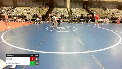 97 lbs Rr Rnd 8 - Chris Wolf, Centurion Wrestling vs Jaxon Sgrulletta, CT Whale