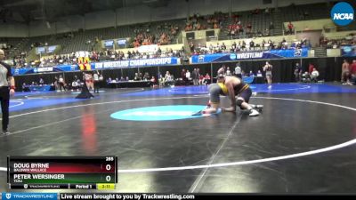 285 lbs Cons. Round 2 - Peter Wersinger, TCNJ vs Doug Byrne, Baldwin Wallace