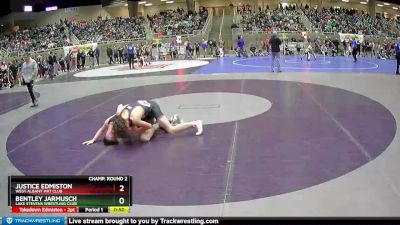 149 lbs Champ. Round 2 - Bentley Jarmusch, Lake Stevens Wrestling Club vs Justice Edmiston, West Albany Mat Club