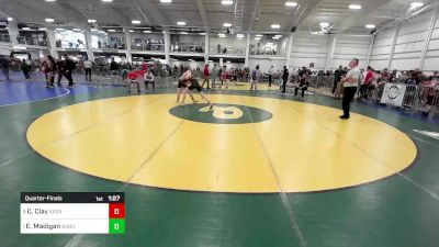 118 lbs Quarterfinal - Camden Clay, Keene NH vs Evan Madigan, Auburn ME