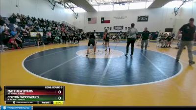 113 lbs Cons. Round 3 - Matthew Byers, St. John`s School vs Colton Woodward, Rockwall-Heath