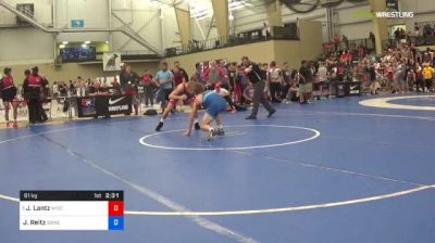 61 kg Round Of 16 - Jens Lantz, University Of Wisconsin vs Jeremiah Reitz, Blue Blood Wrestling Club