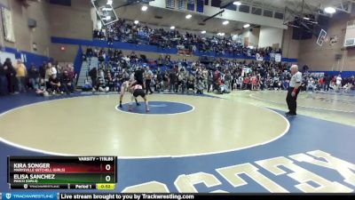 115lbs 5th Place Match - Elisa Sanchez, Pasco (Girls) vs Kira Songer, Marysville Getchell (Girls)