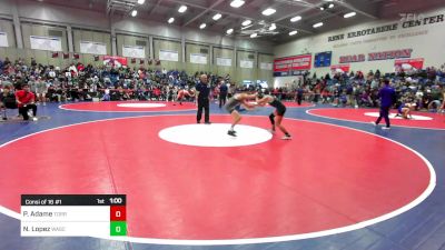 128 lbs Consi Of 16 #1 - Pablo Adame, Torres vs Noah Lopez, Wasco