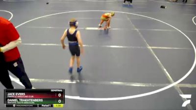 77 lbs Semifinal - Jace Evers, Pinnacle Wrestling Club vs Daniel Trakhtenberg, Wayzata Youth Wrestling