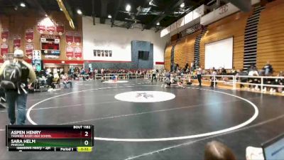 120 lbs Cons. Semi - Sara Helm, Pinedale vs Aspen Henry, Thunder Basin High School