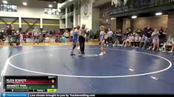 112 lbs Finals (2 Team) - Eliza Schultz, Grit And Grace vs Kennedy Pahl, Western Iowa Alpacas