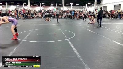 92 lbs Round 1 (8 Team) - Logan Ardinger, Terps Xpress vs Alessandro Camargo, Bitetto Trained