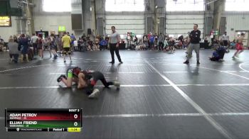88 lbs Round 1 (6 Team) - Adam Petrov, Rampage vs Elijah Friend, Warhawks