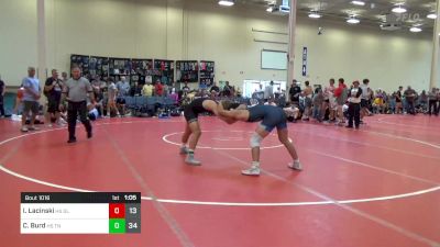 170 lbs Rr Rnd 3 - Isaac Lacinski, HS Gladiators vs Christian Burd, HS TNWC Red